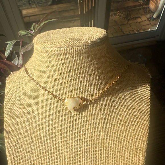 Ethiopian raw white Opal wrapped necklace